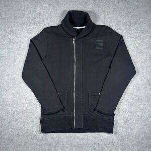 G-STAR RAW Correctline Correct Sven Vest Sweater Mens Size Medium Black Full Zip